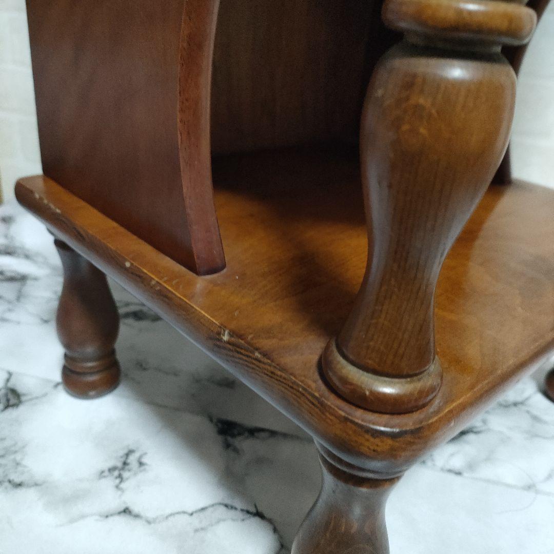 【アンティーク】光家具 Hikari スリッパラック 木製