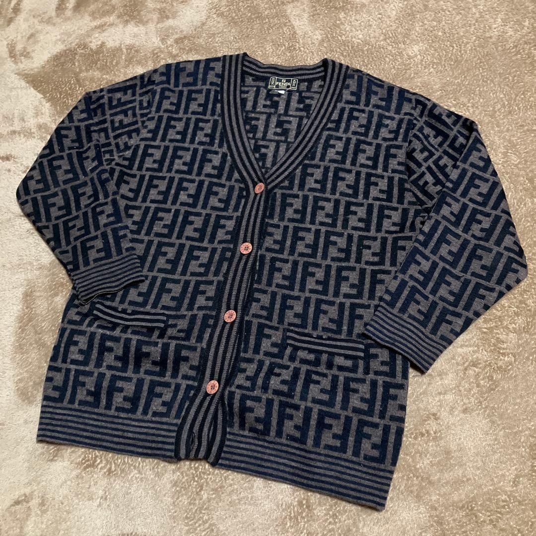 FENDI フェンディー ズッカ柄 カーディガン