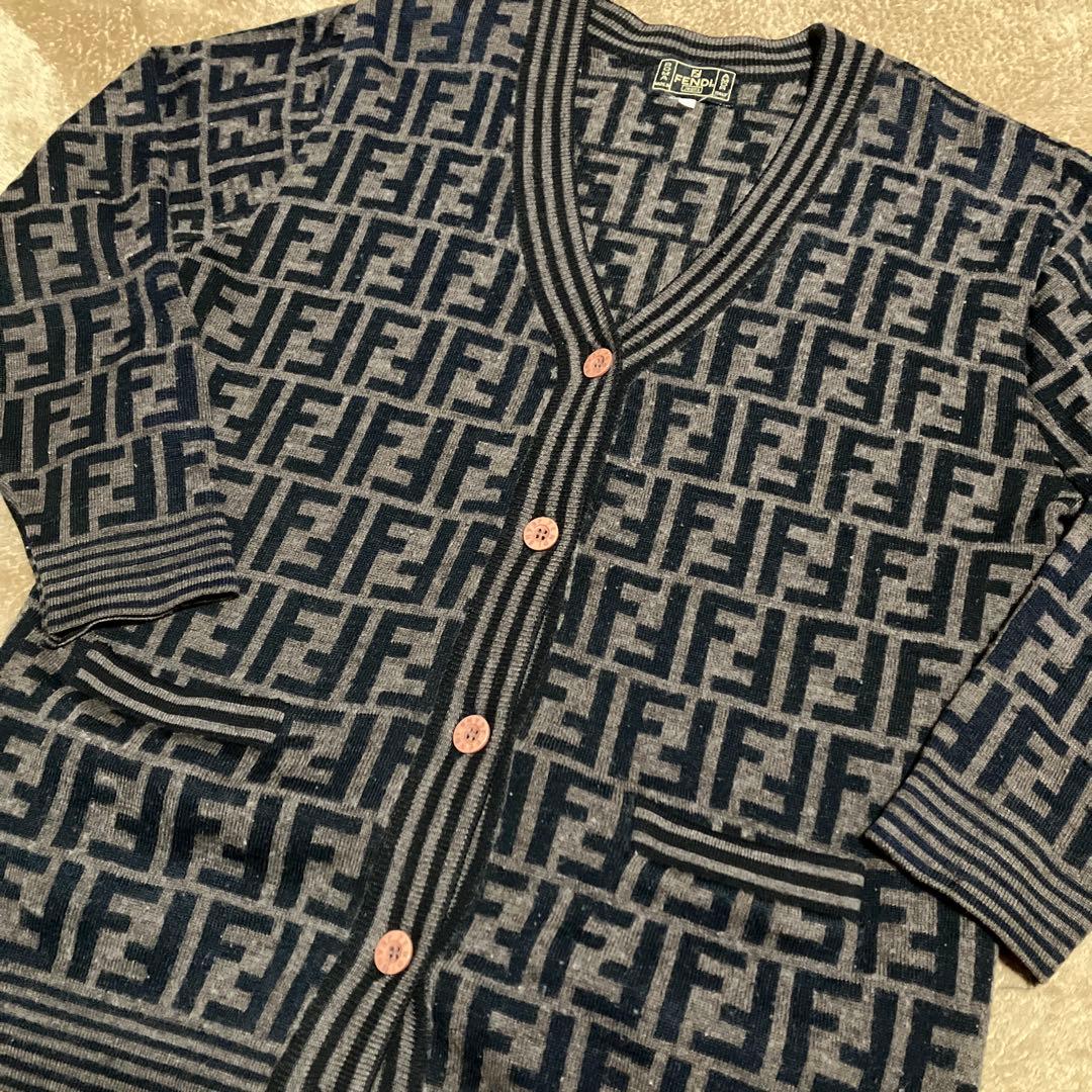 FENDI フェンディー ズッカ柄 カーディガン