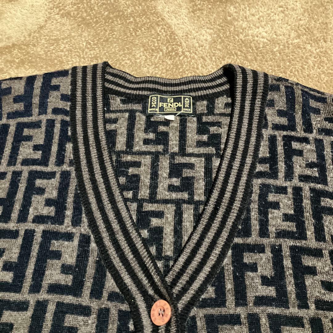 FENDI フェンディー ズッカ柄 カーディガン
