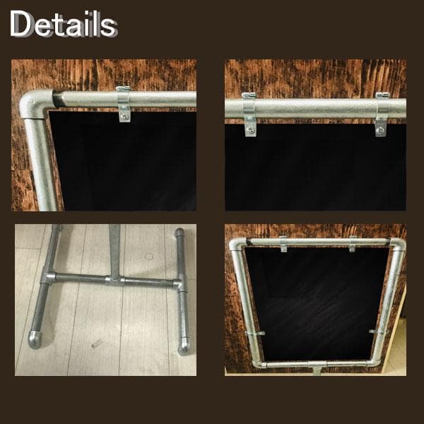 スタンド看板　A2　ブラックボード　おしゃれ　インダストリアル