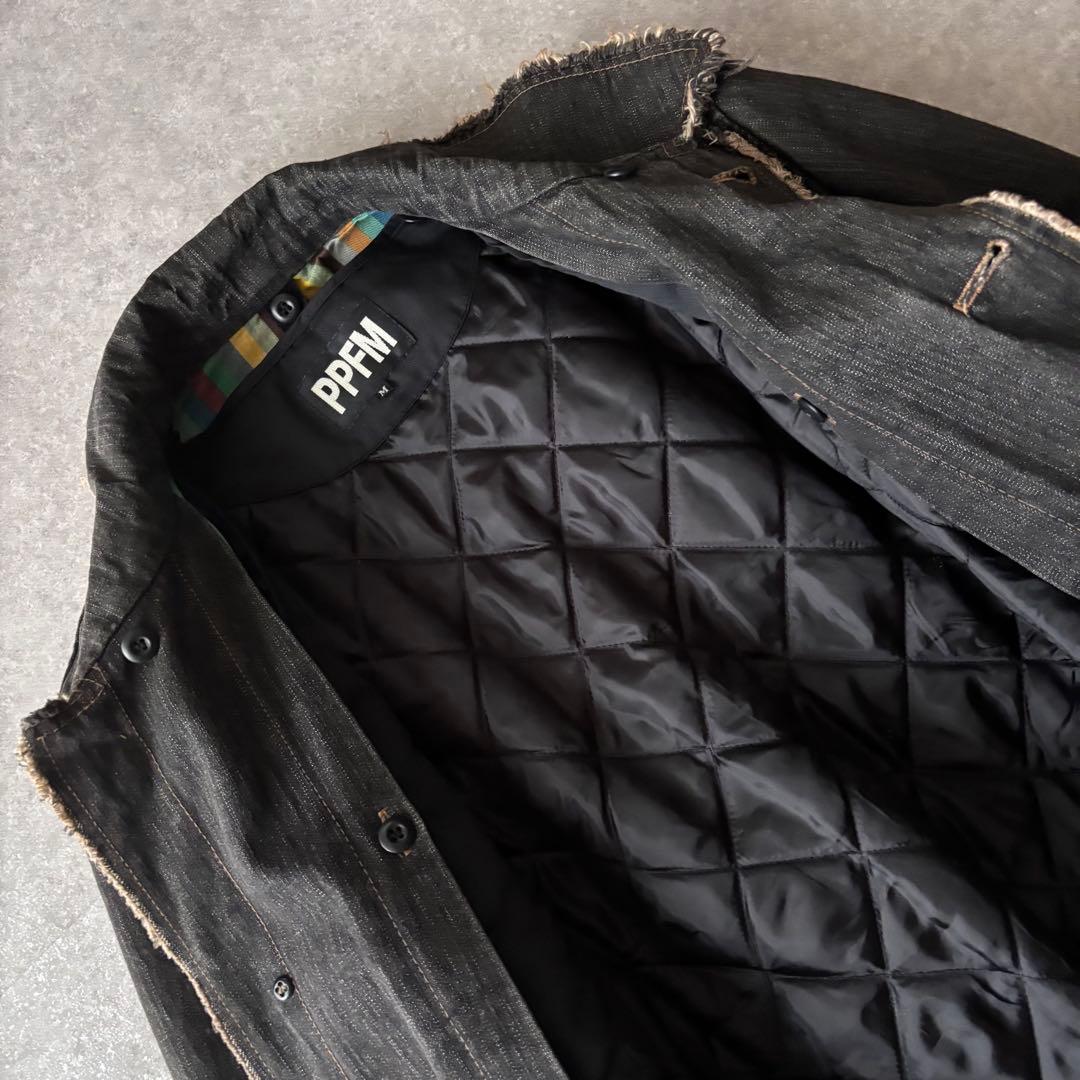 【ブラックフライデー価格】archiveデニムベルトコートギミックグランジY2K