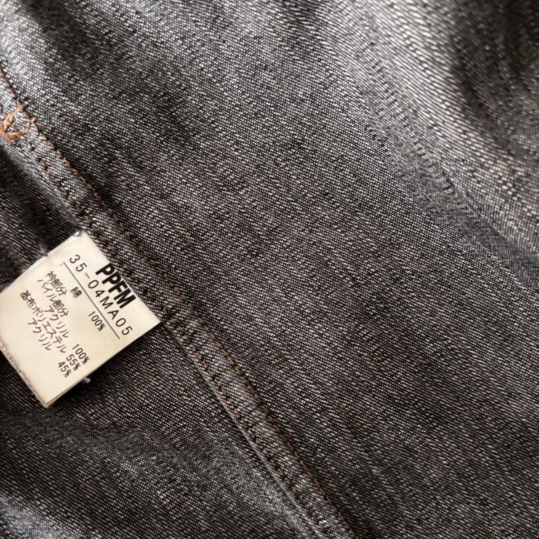 【ブラックフライデー価格】archiveデニムベルトコートギミックグランジY2K