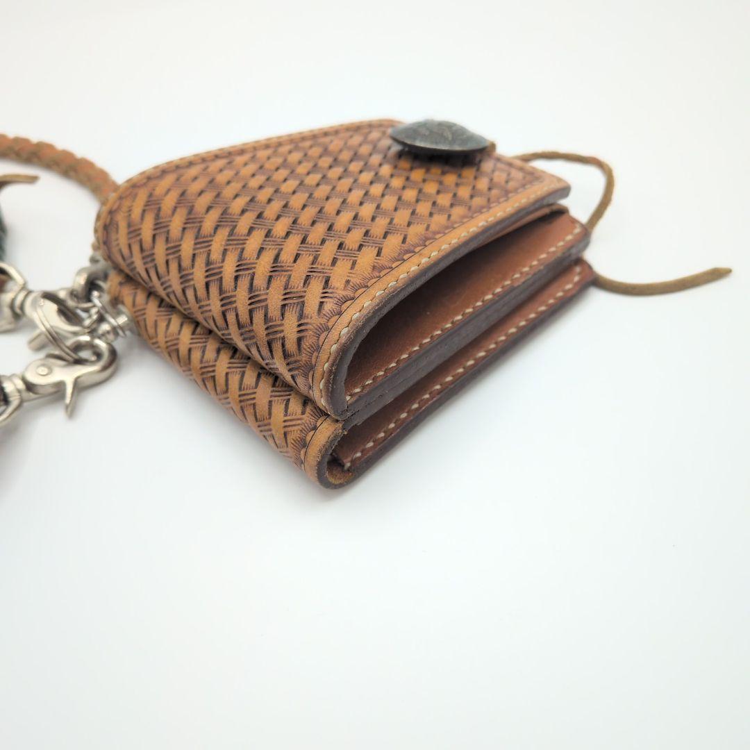 【美品】FUNNY ファニー　二つ折り財布　キーホルダー　バイカーズウォレット