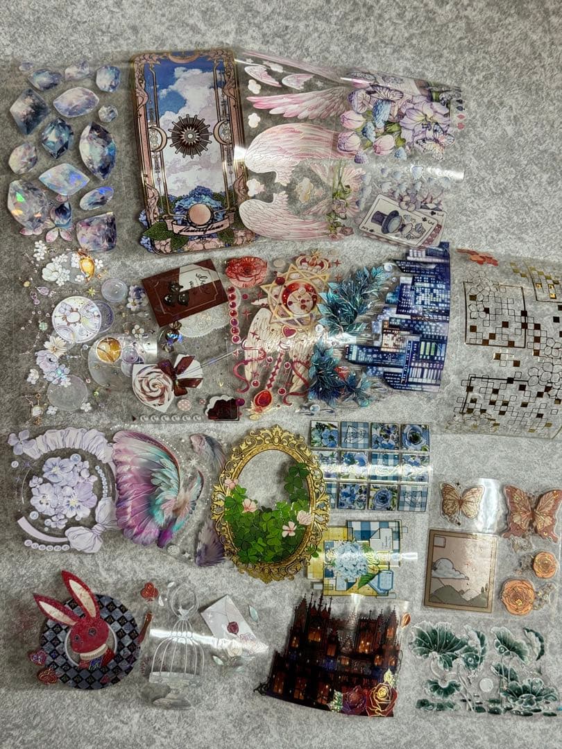 海外マステ 装飾 人物 背景 AI 色々 まとめ売りセット おまけ付き