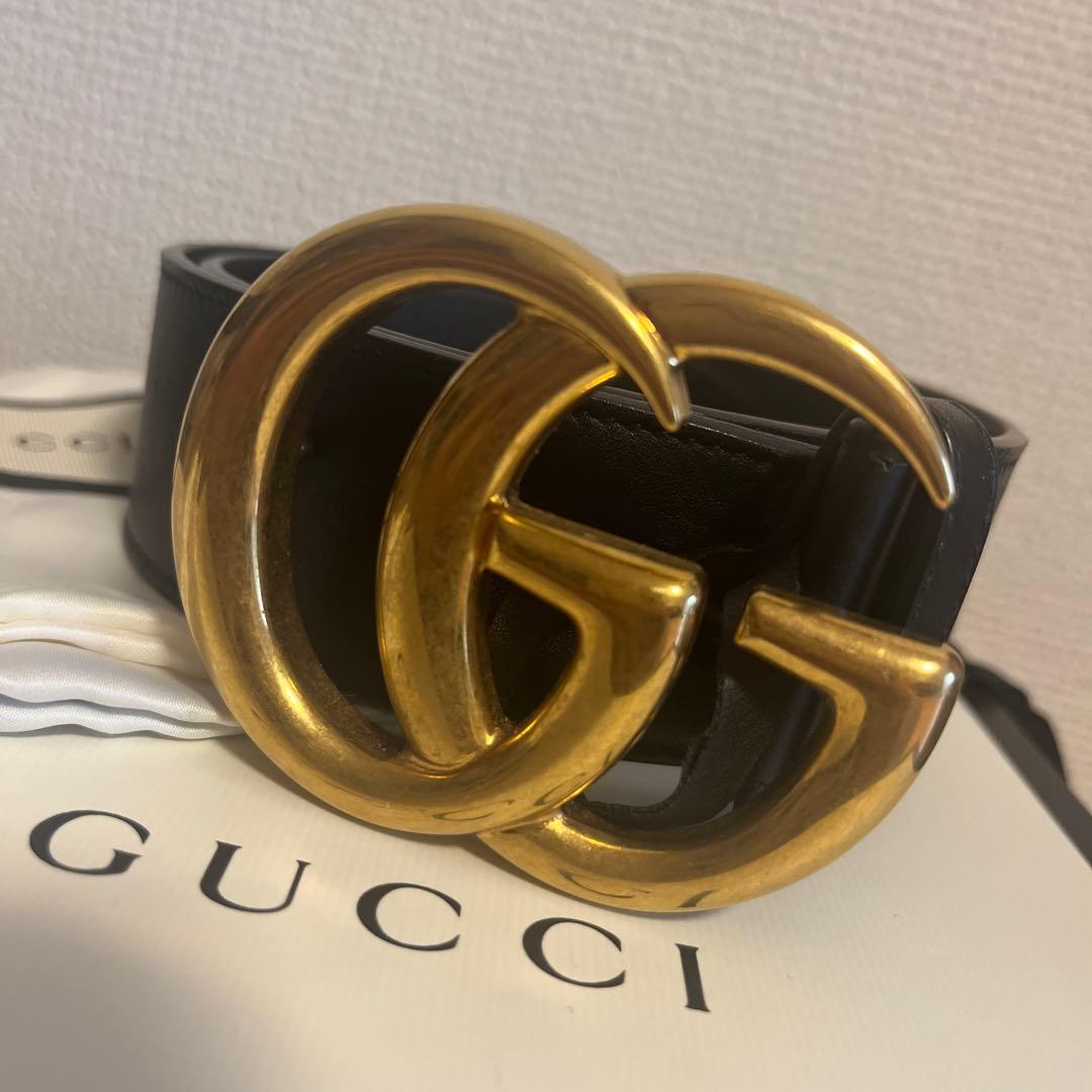 グッチ GUCCI ベルト GGマーモント 400593 レザー ベルト