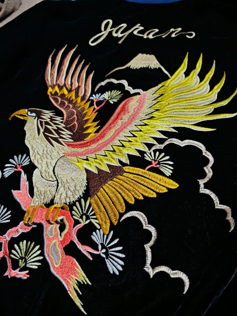 OBORO 美品 別珍 ワシ 日本限定 スカジャン unisex vintage