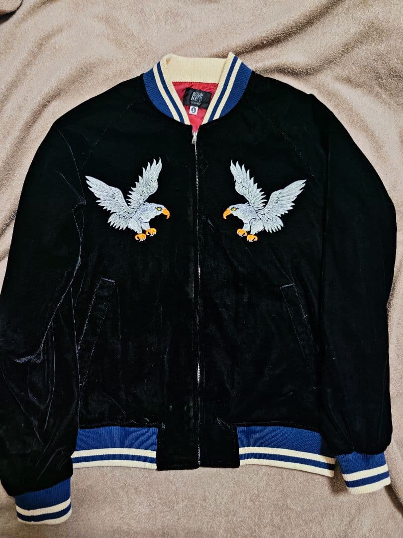 OBORO 美品 別珍 ワシ 日本限定 スカジャン unisex vintage