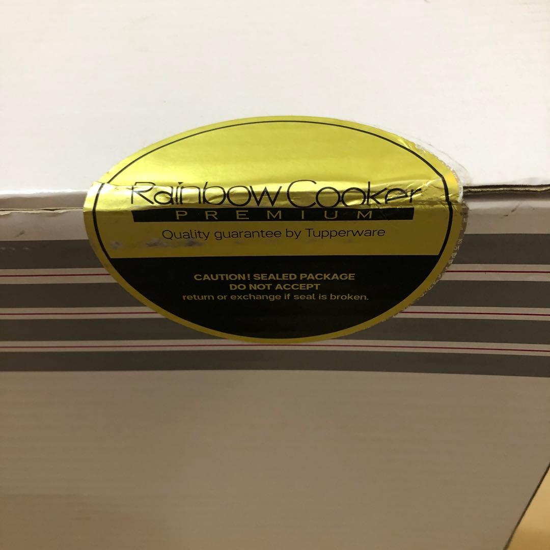 タッパーウェア　レインボークッカープレミアム28cmウォック　スチームラック付