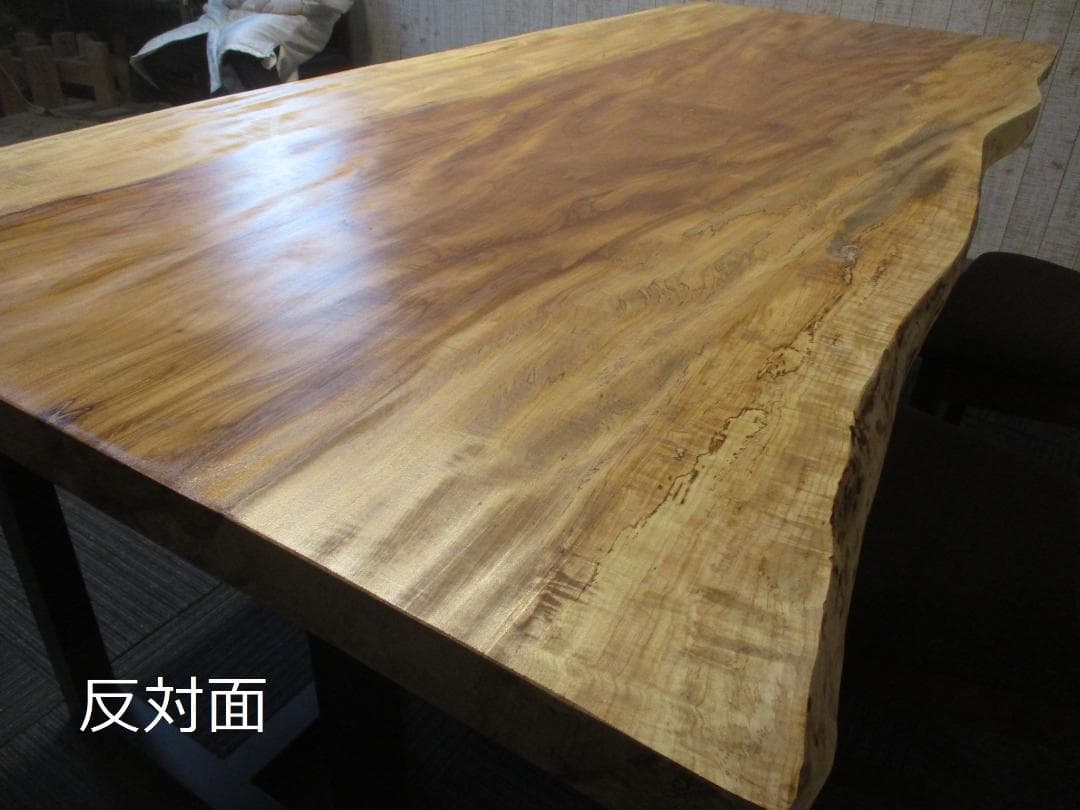 ＃1602■　栃　トチ　テーブル　ローテーブル　ダイニング　座卓　一枚板