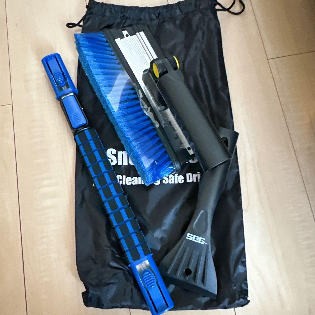 スノーブラシ 車用 除雪 雪かき スキージ アイススクレーパー 雪対策