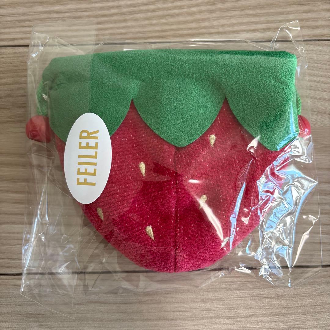 【新品未開封】フェイラー　イチゴ型巾着