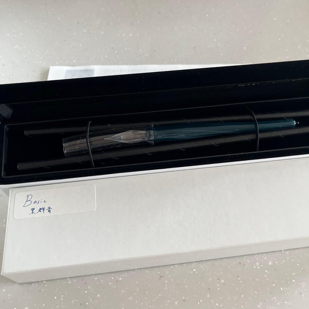 yamazaki shoko ガラスペン　黒群青　Basic