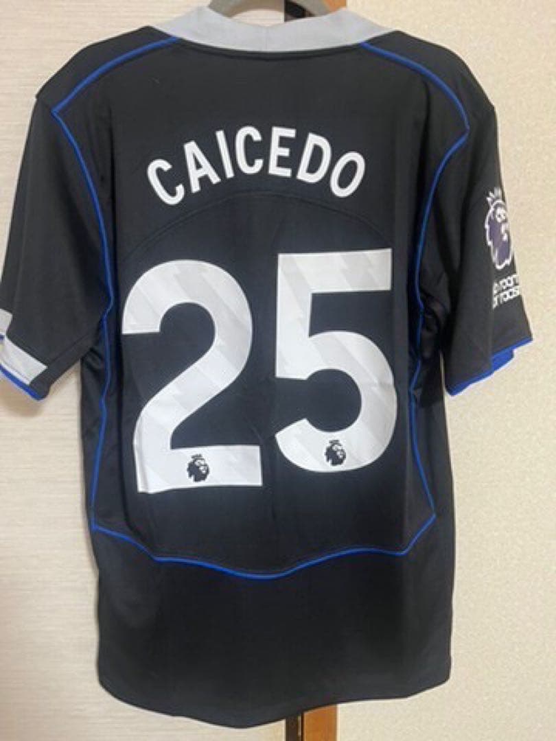 【新品未使用】チェルシー　カイセド　25/26　PL仕様　ユニフォーム　サード