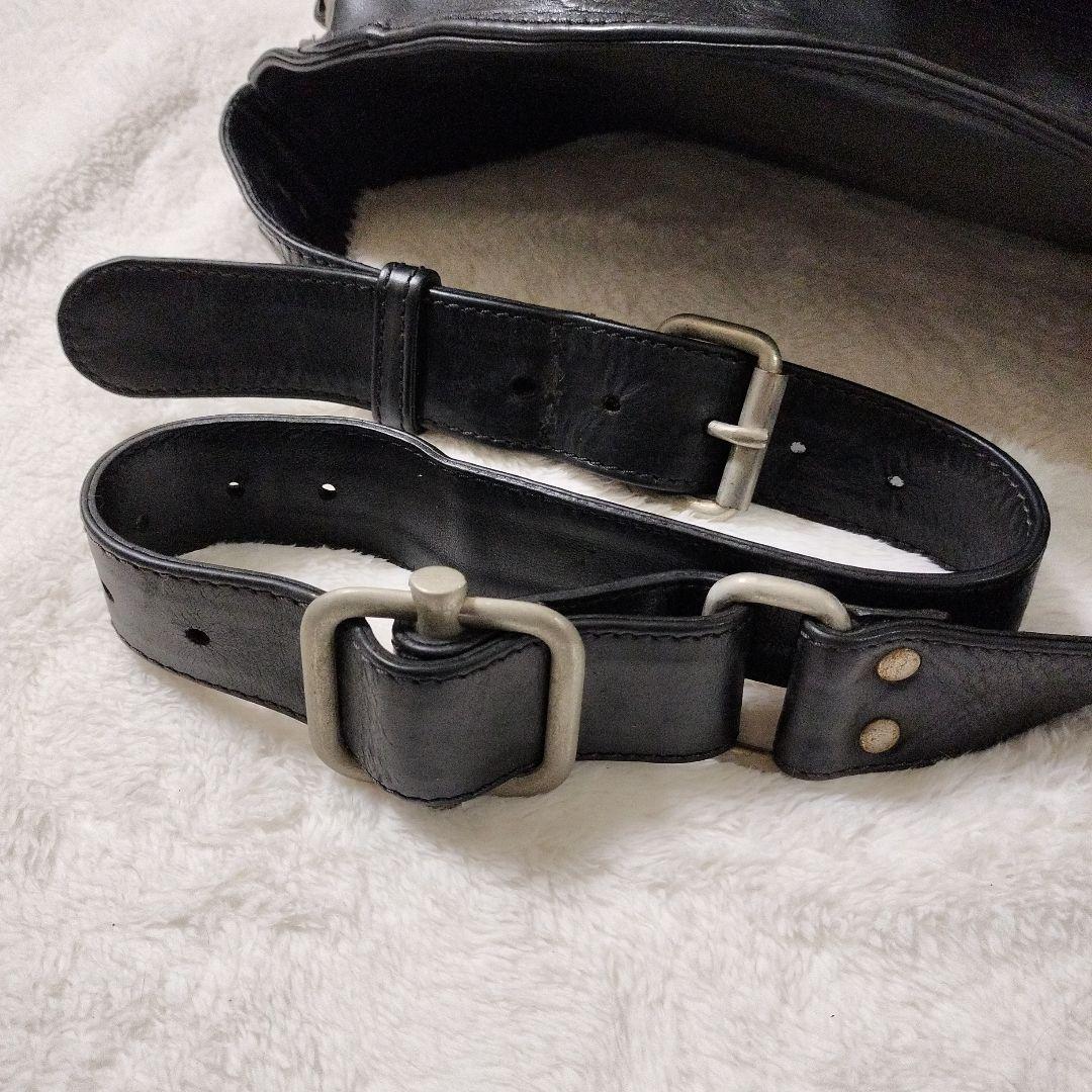 J*8様 【希少】KETO 黒 レザー 斜め掛け ショルダーバック コンチョ