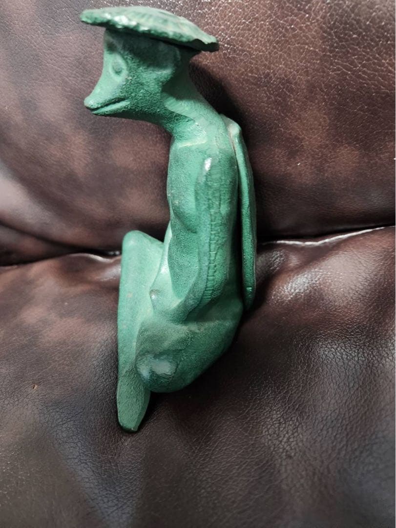 美品！カッパ 河童 オブジェ 置物 骨董品