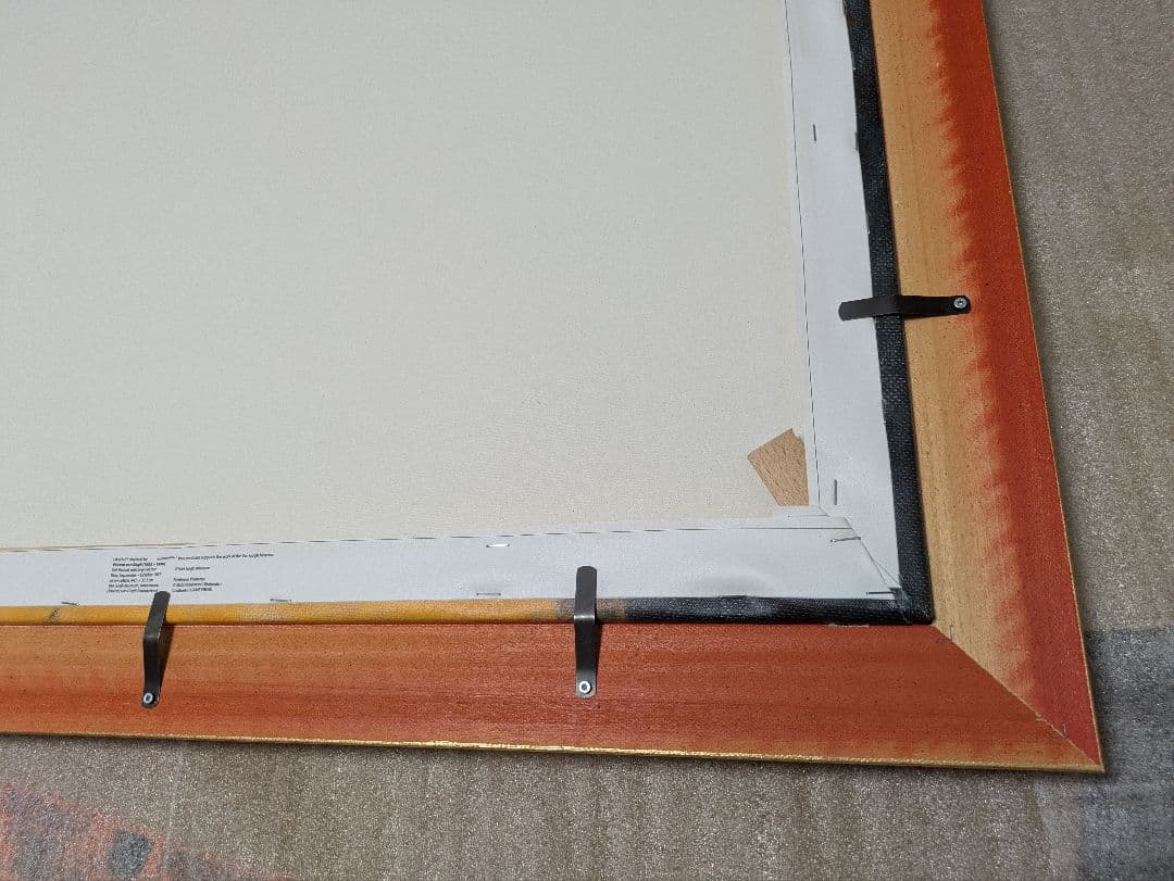 ゴッホ ピカチュウ 金枠 XL 証明書付き キャンバスアート ジクレー