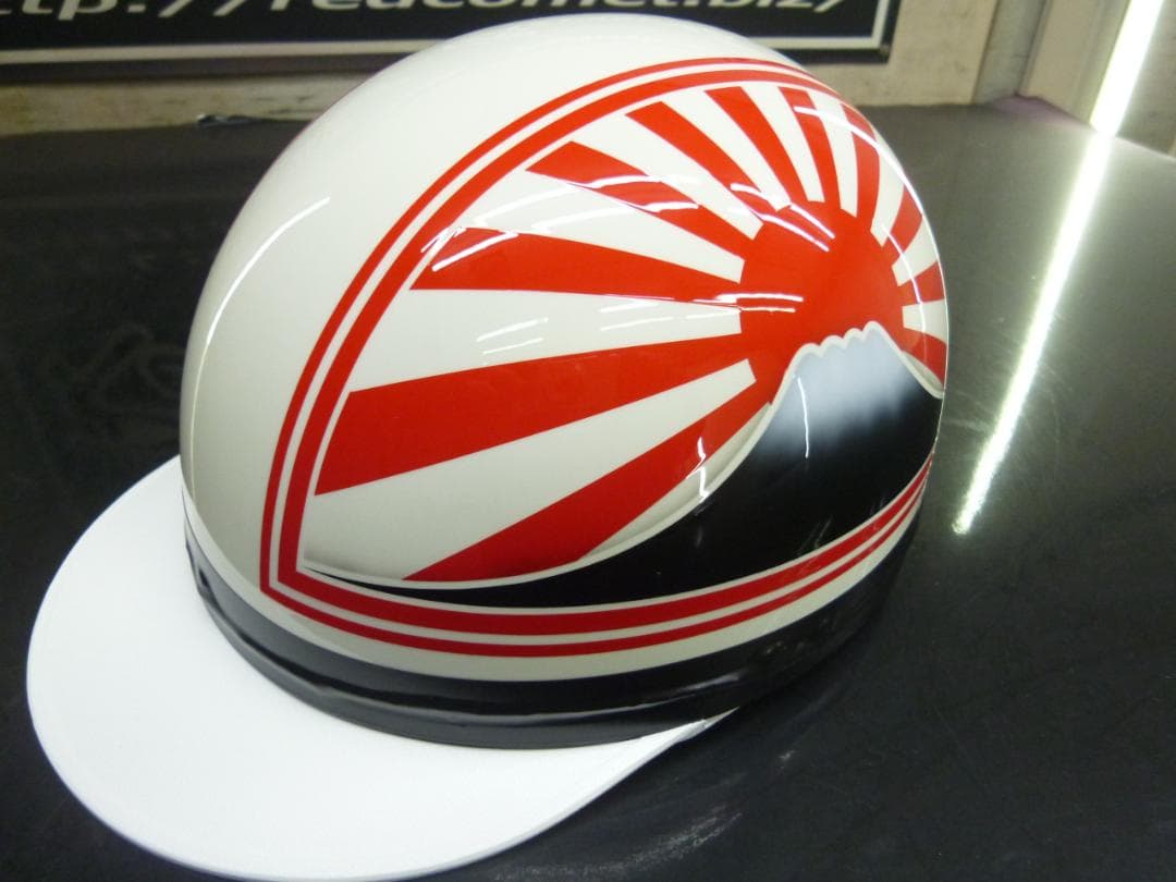 送料込！！カスタムコルク半　富士日章　白赤　最安値204