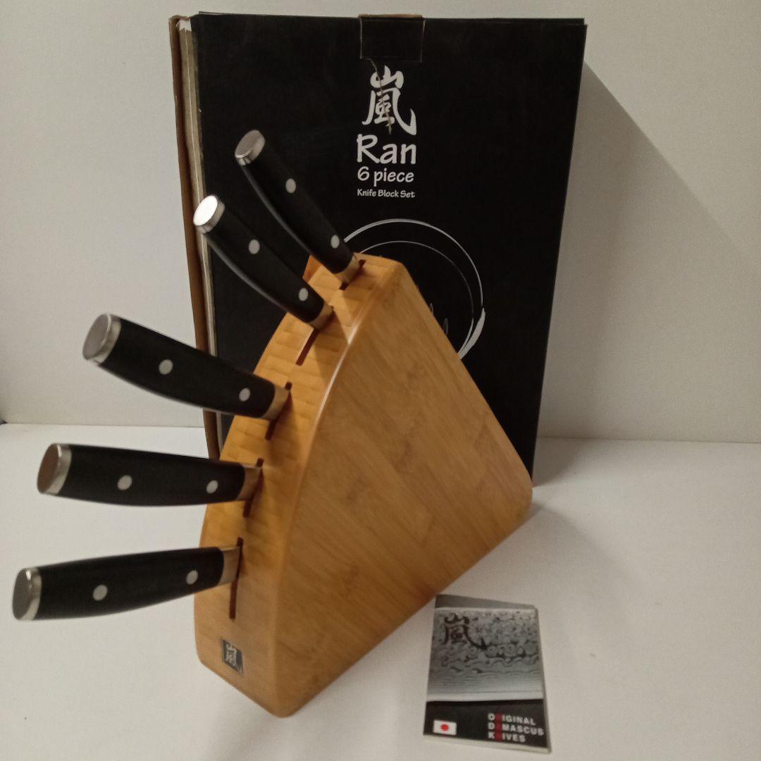 ヤクセル　嵐　6Pセット(knife＆block)