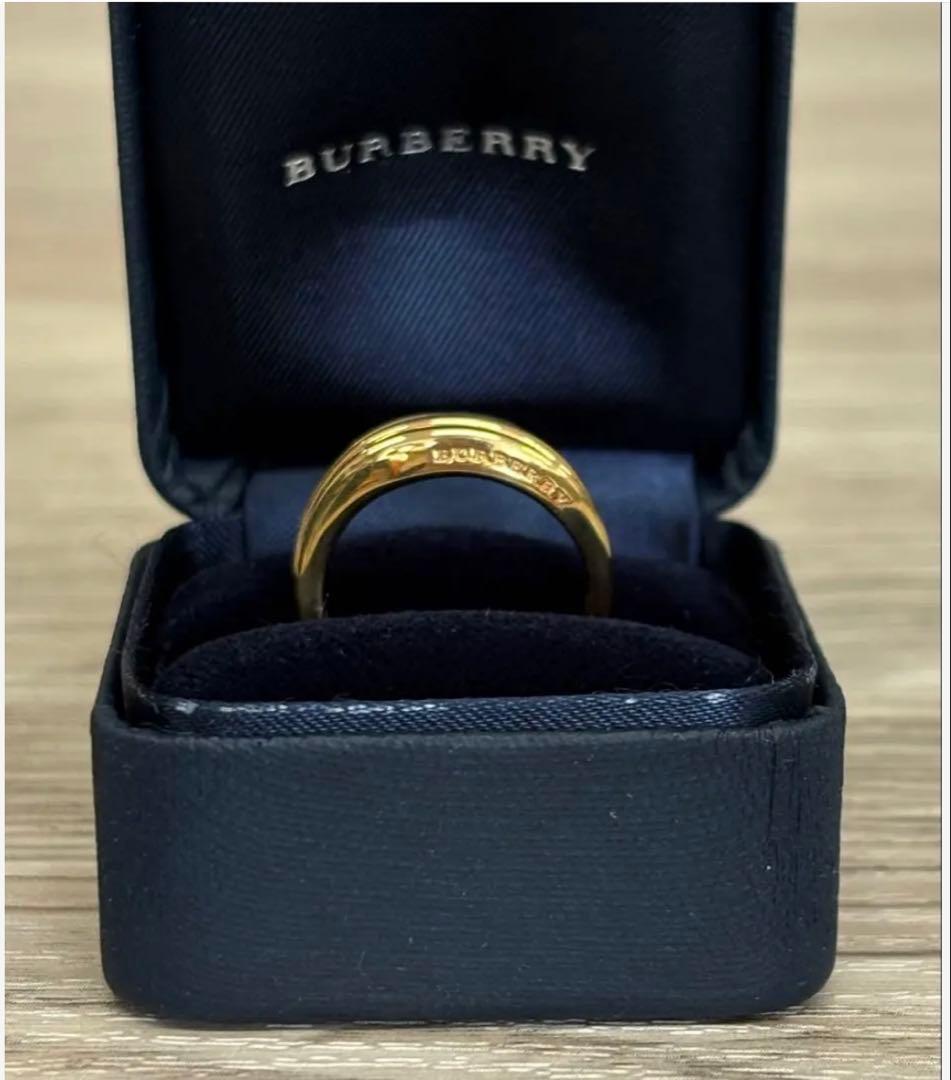 Burberrys バーバリー K18刻印 ゴールド　デザインリング