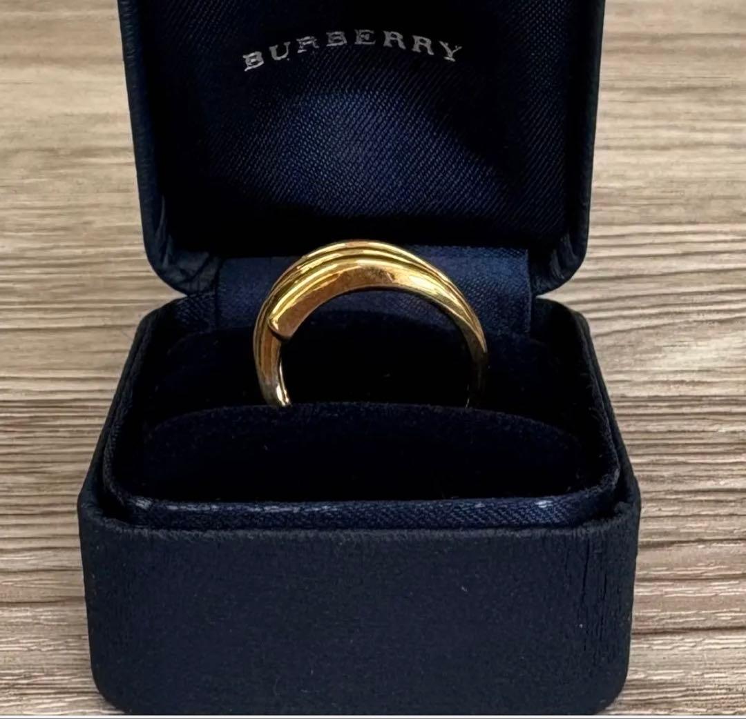 Burberrys バーバリー K18刻印 ゴールド　デザインリング