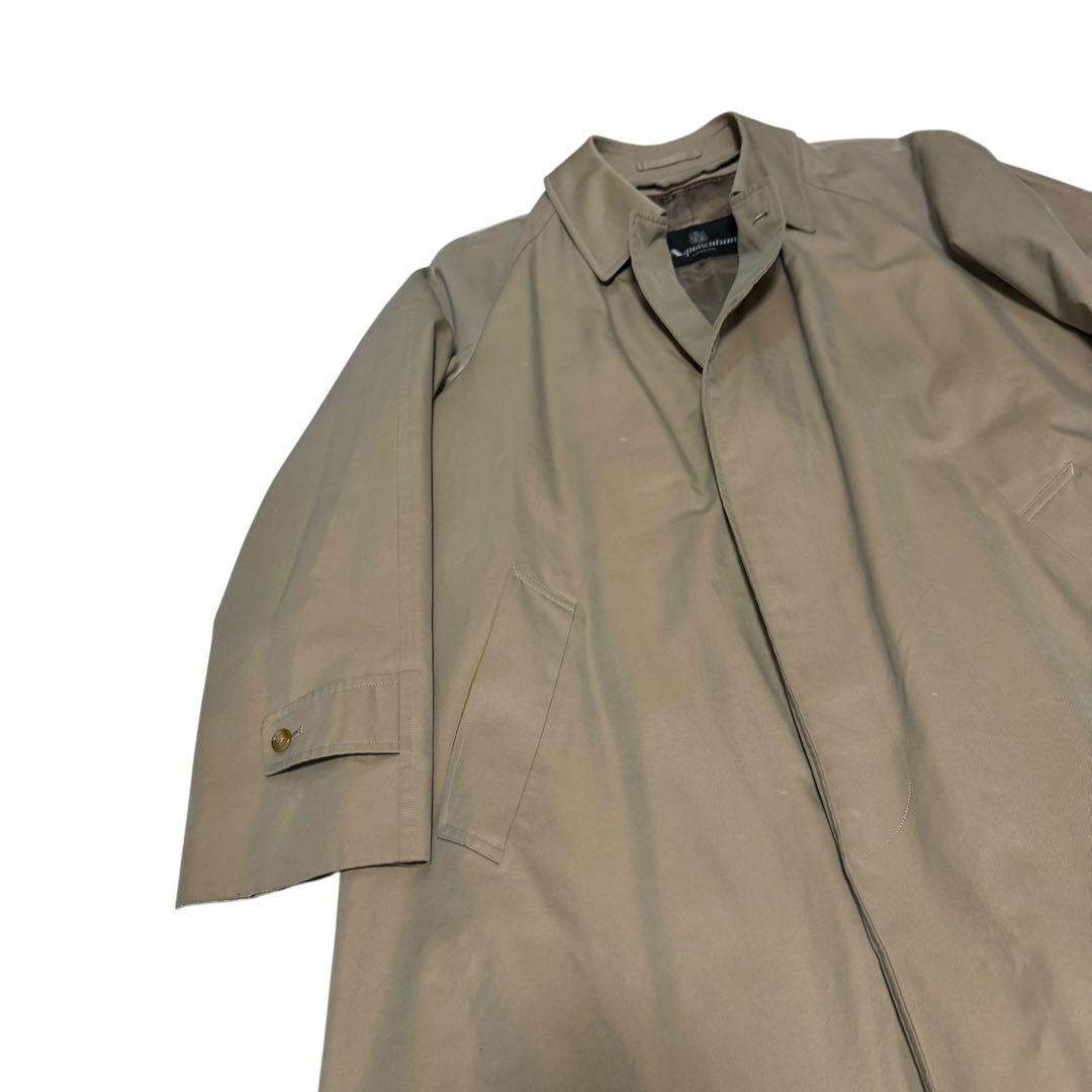 アクアスキュータム カシミヤウール　ライナー付 ステンカラーコートベージュ XL