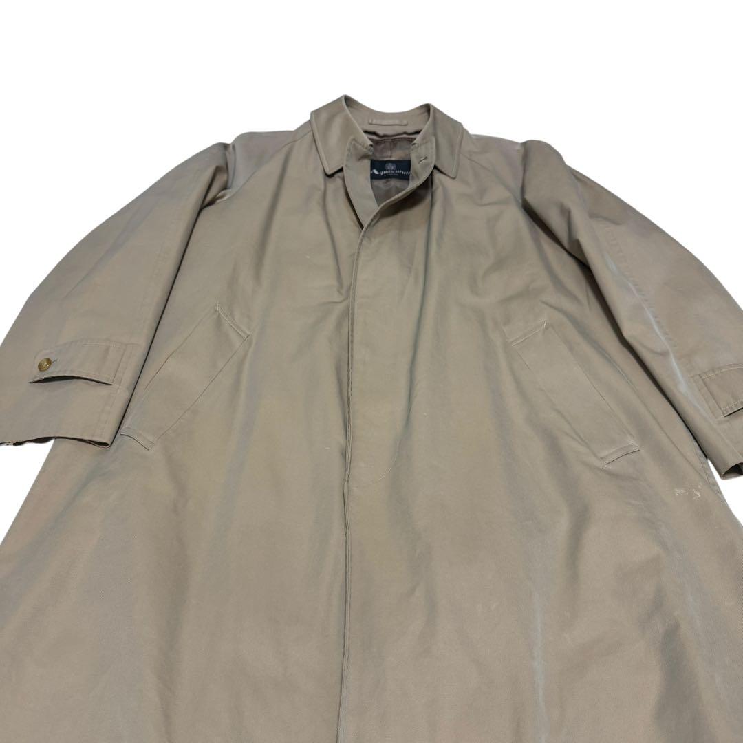 アクアスキュータム カシミヤウール　ライナー付 ステンカラーコートベージュ XL