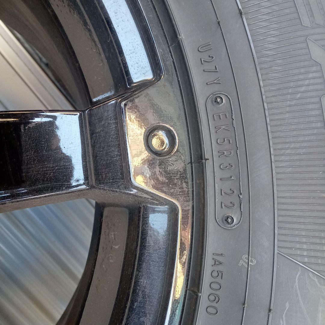 ランクルプラド　スタッドレス265/65R17 6穴　ブラックホイール付き4本