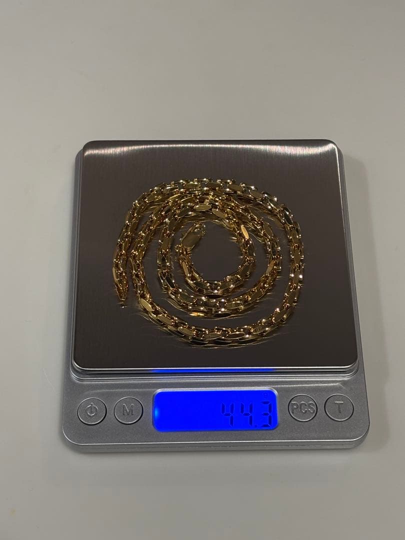 ゴールドネックレスネックレス 750 ITALY 刻印あり遺品