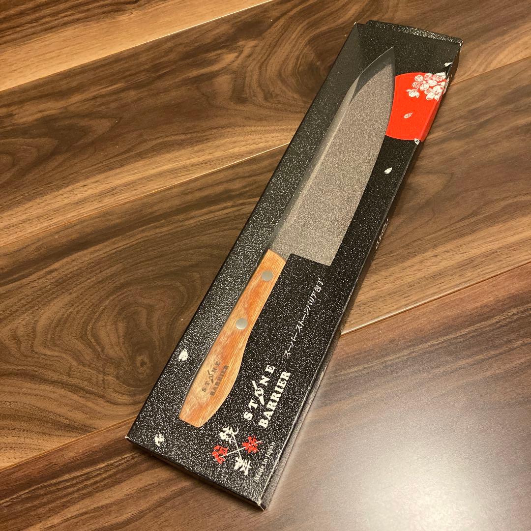 STONE BARRIER ☆ スーパーストーンバリア包丁 牛刀180mm