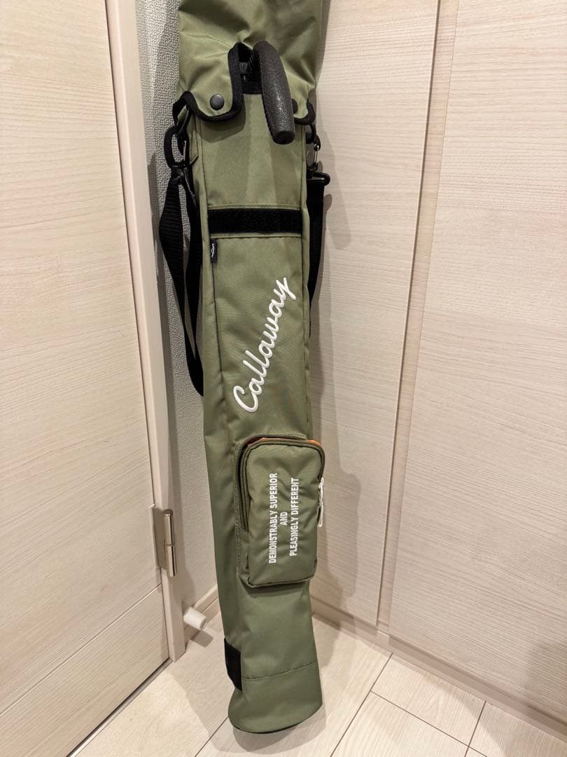 グリーンフォーク付き【美品】Callaway スタンド付きゴルフクラブケース