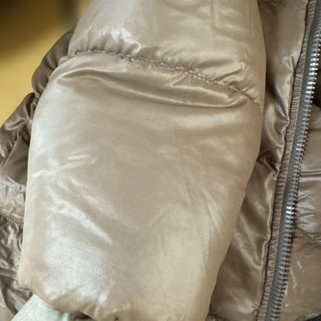 美品✴︎デュベティカダウン40kappaモカベージュラクーンファー