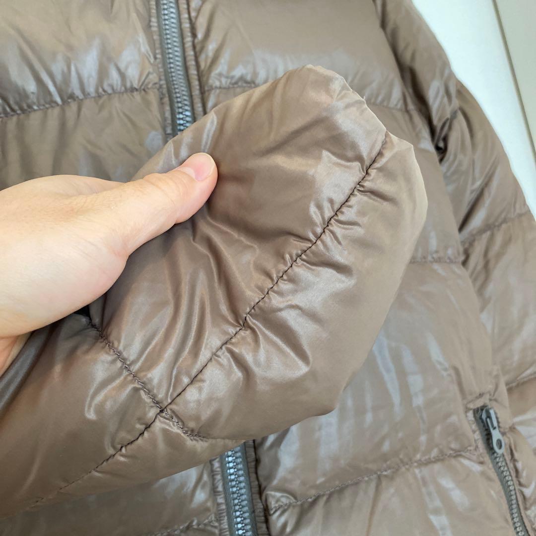 美品✴︎デュベティカダウン40kappaモカベージュラクーンファー