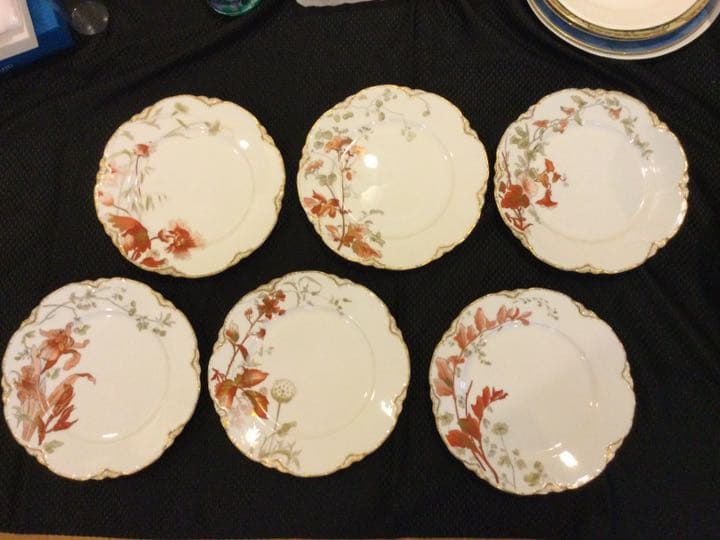 アビランド　アンティークプレート６枚セット