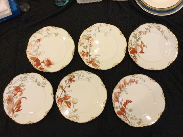 アビランド　アンティークプレート６枚セット