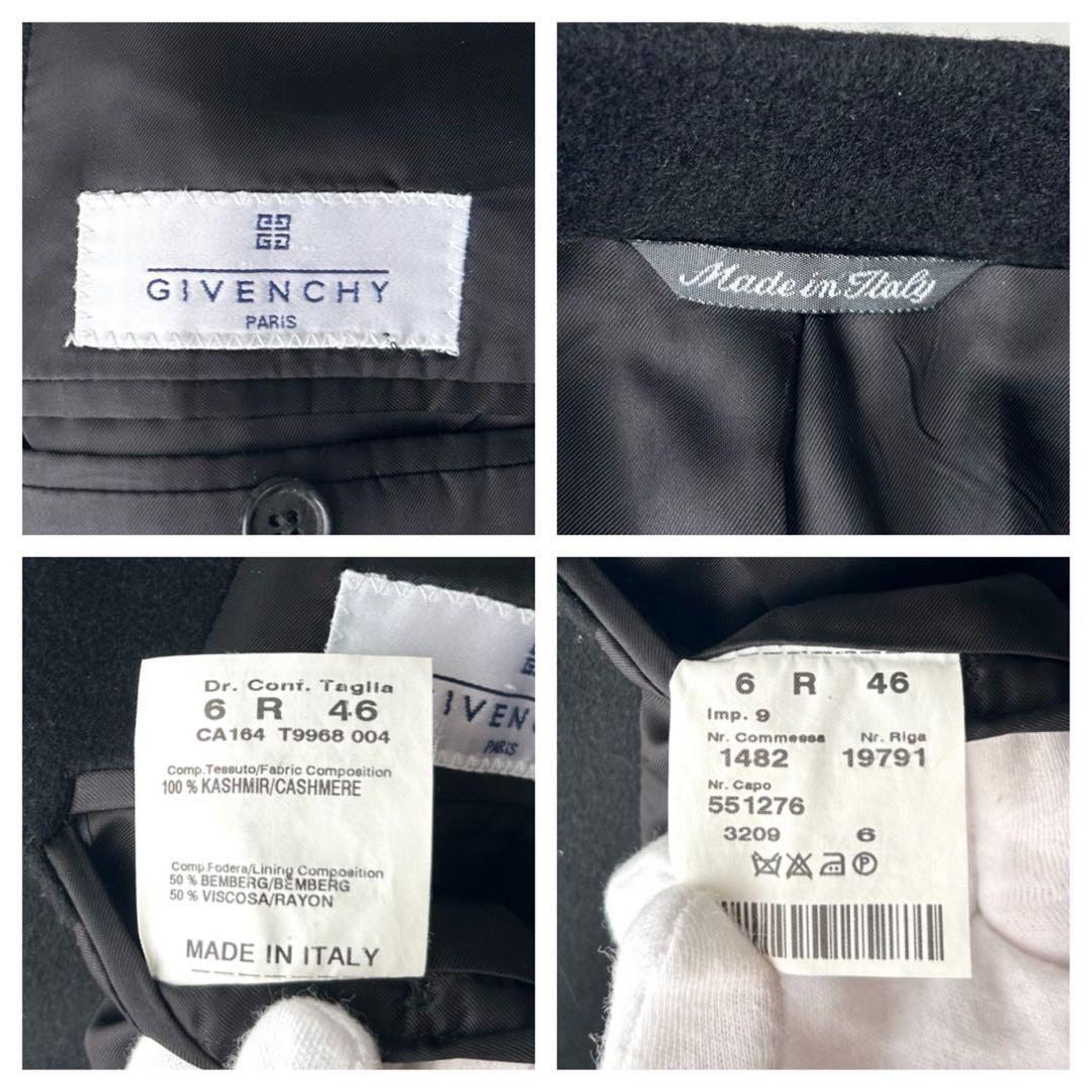 超希少✨ 未使用級✨ カシミヤ100% ジバンシー チェスターコート ロング 黒