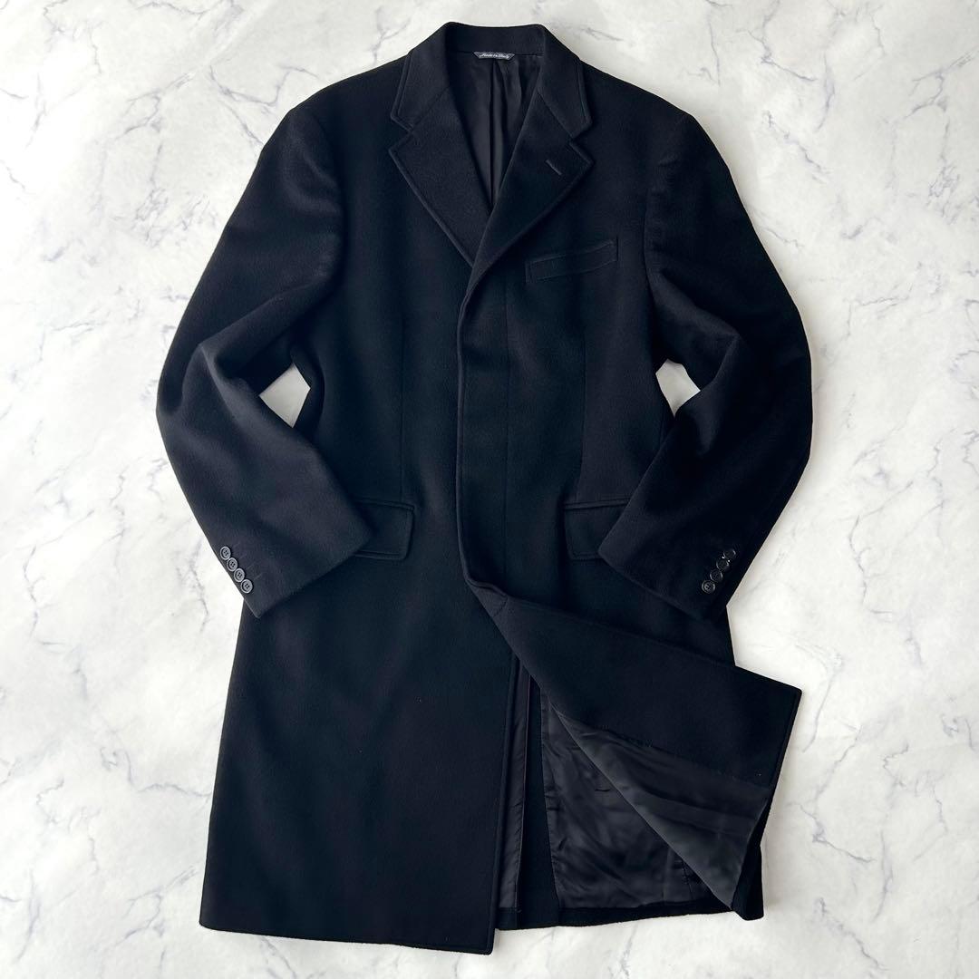 超希少✨ 未使用級✨ カシミヤ100% ジバンシー チェスターコート ロング 黒