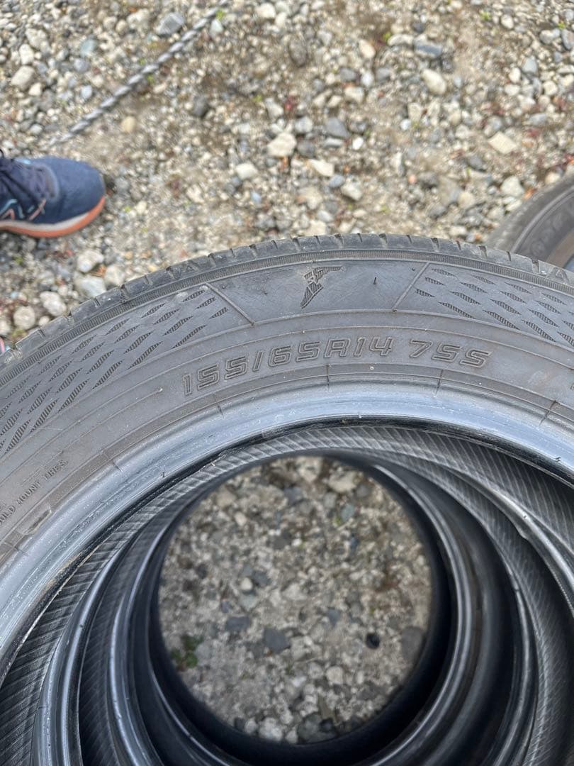 155/65R14グッドイヤーEG02◆ 4本セット 2022年製　送料込み