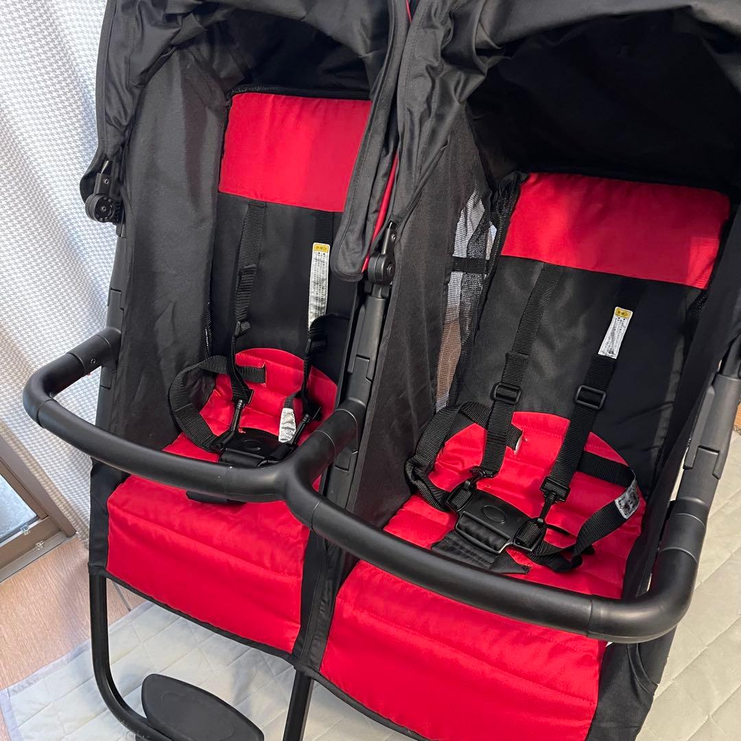 丸洗い済み！ココロンツイン ベビーカー 2人乗り 双子ちゃん　年子ちゃん