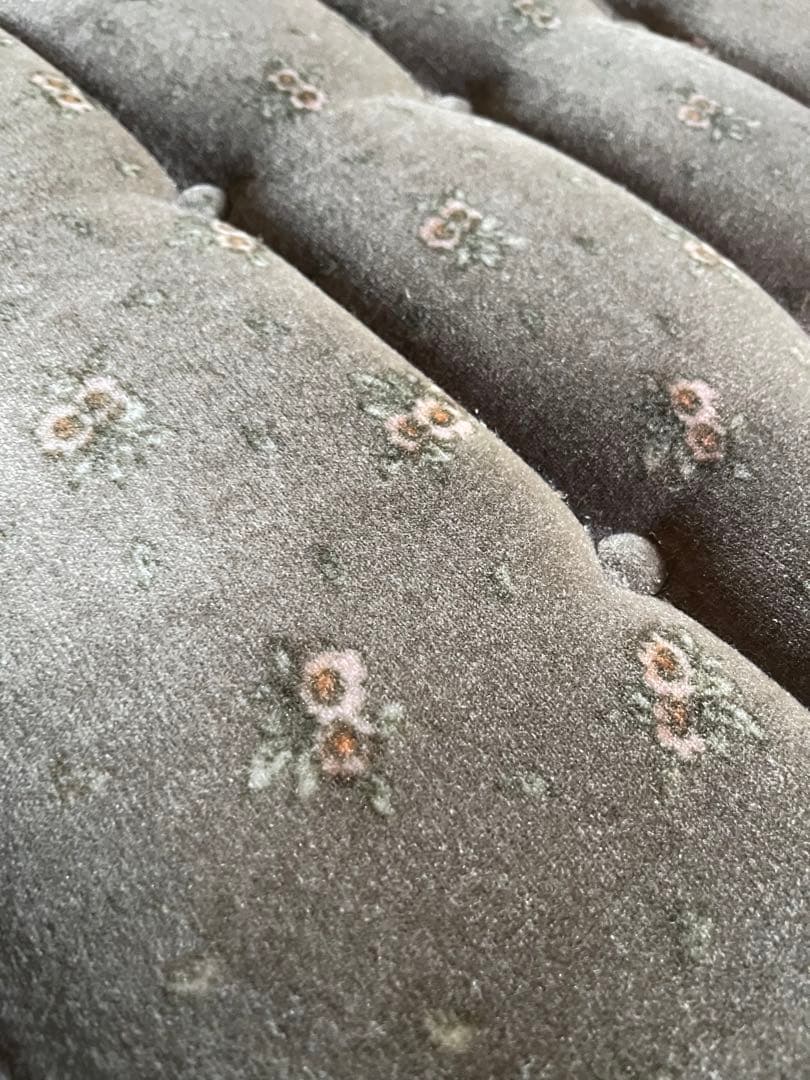 新象 オットマン スツール 昭和レトロ アンティーク 花柄 インテリア