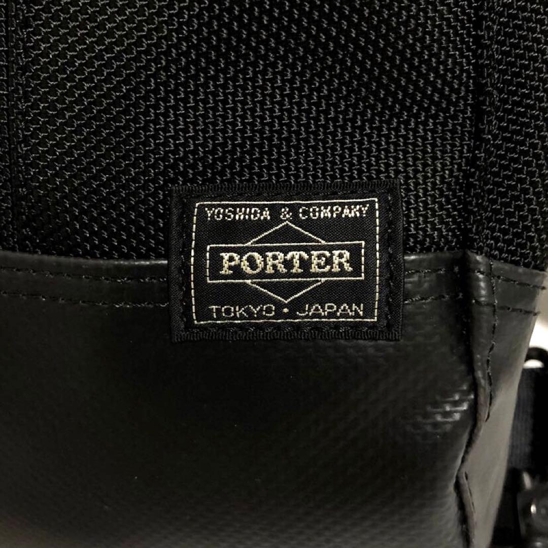 未使用級✨ポーターヒート スリングショルダー ボディバッグ マグライト ブラック