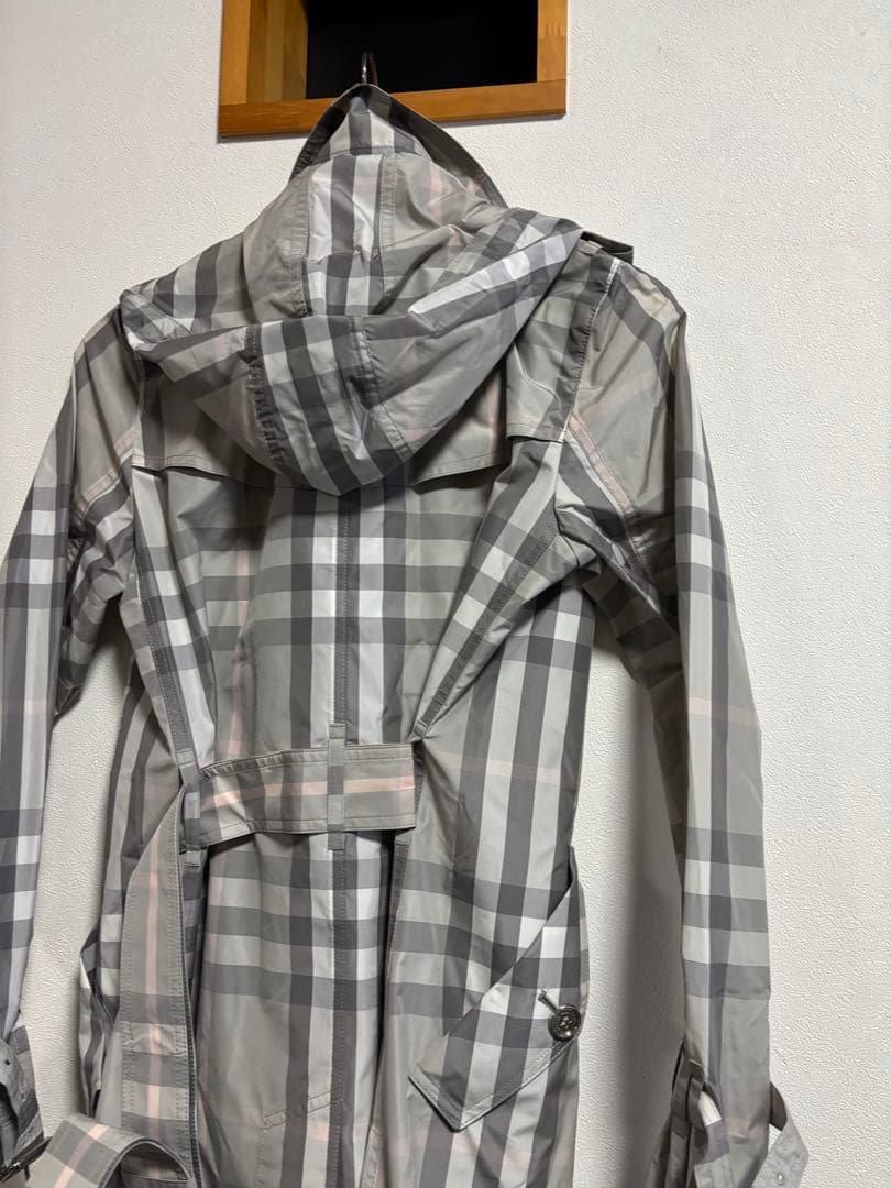 L*y様 超美品❗️バーバリーロンドン トレンチコート ベルト チェック 38