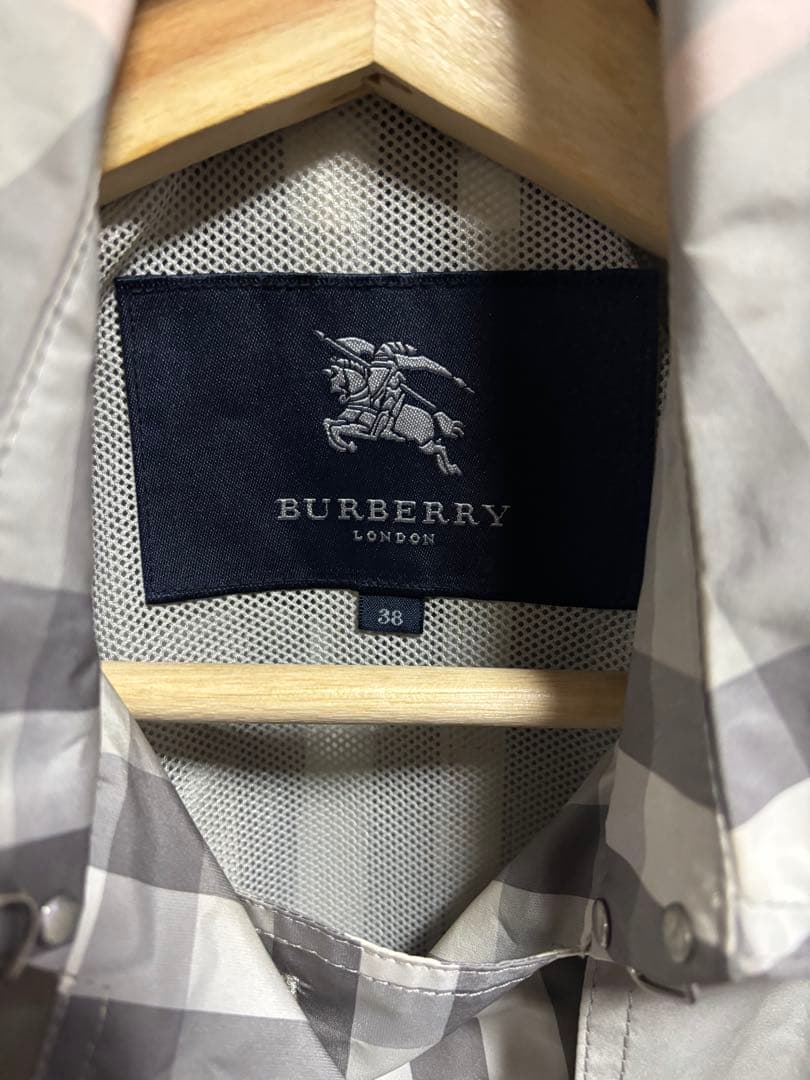 L*y様 超美品❗️バーバリーロンドン トレンチコート ベルト チェック 38