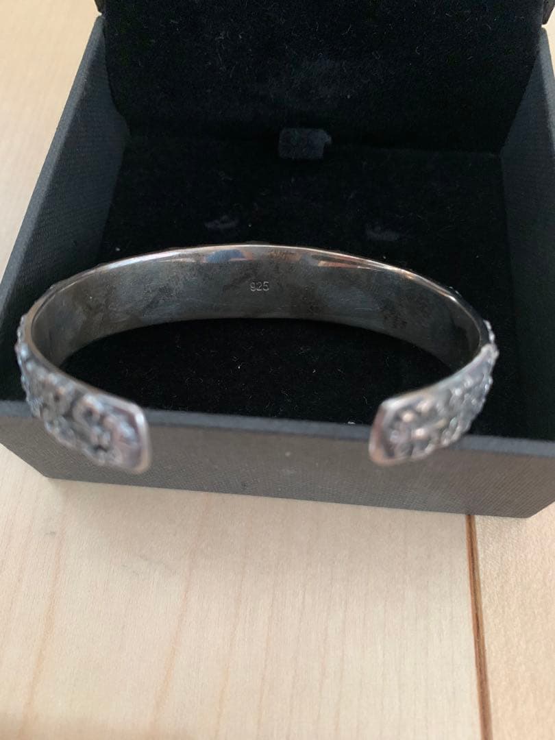 SPEAR COLLE シルバー925 ブラックスター/いぶし　 バングル