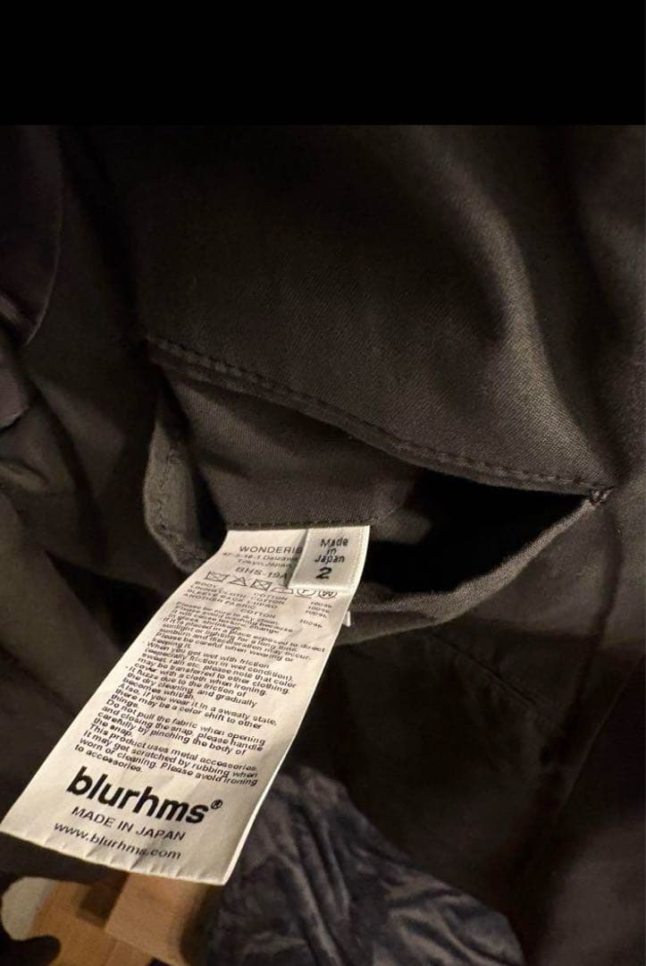 ジャケット・アウター blurhms SUPER SURGE MOTORCYCLE COAT