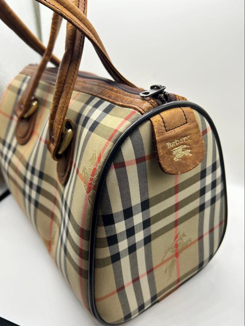 【希少】Burberry’s ノバチェック ボストンバッグ 英国製 ビンテージ