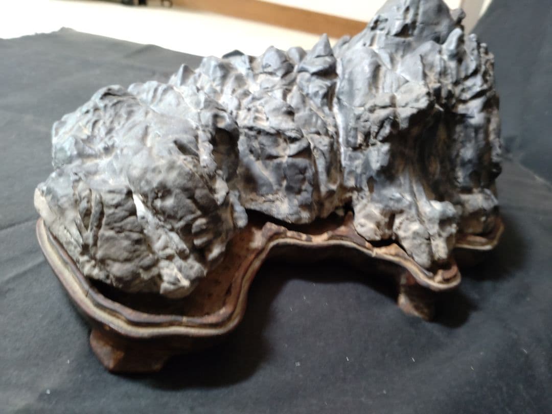 静岳石(特大)　鑑賞石　置物　NO.1745