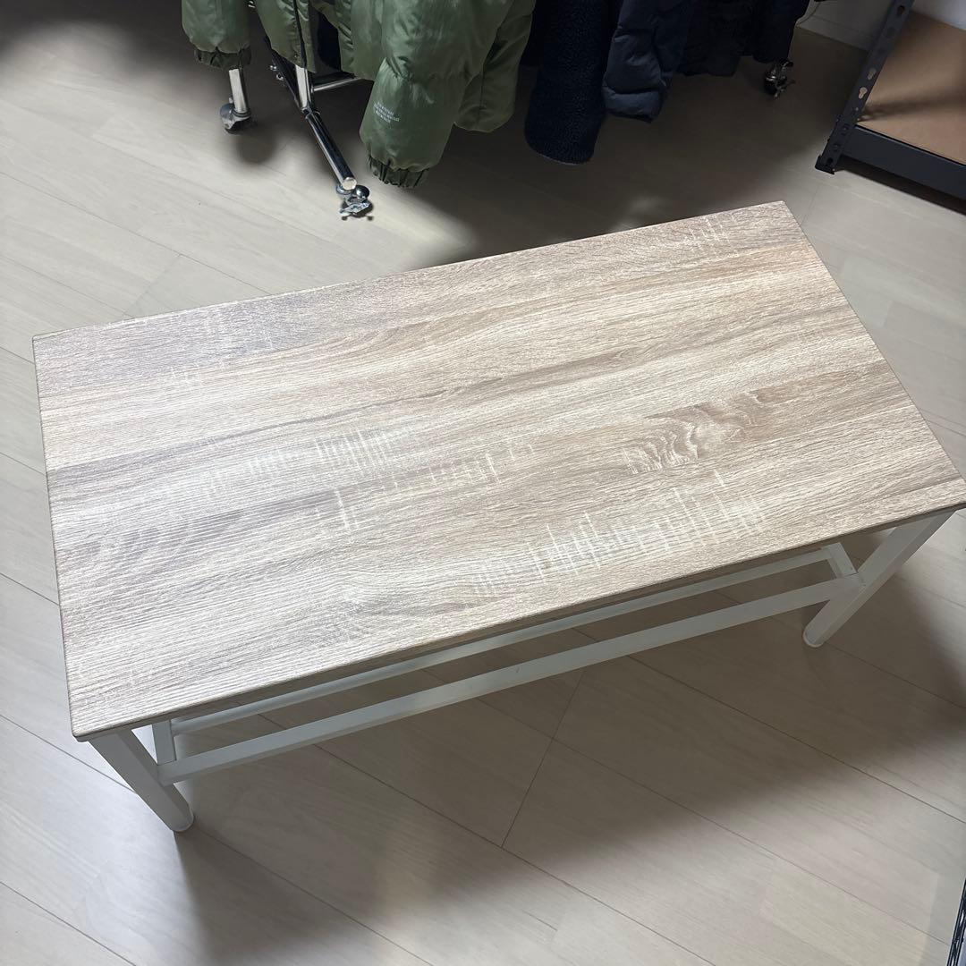 木目調シンプルテーブル シャビー