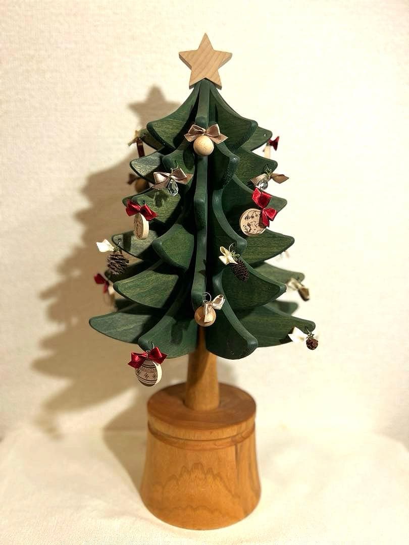 オークヴィレッジ　クリスマスツリー オルゴール　高さ50cm