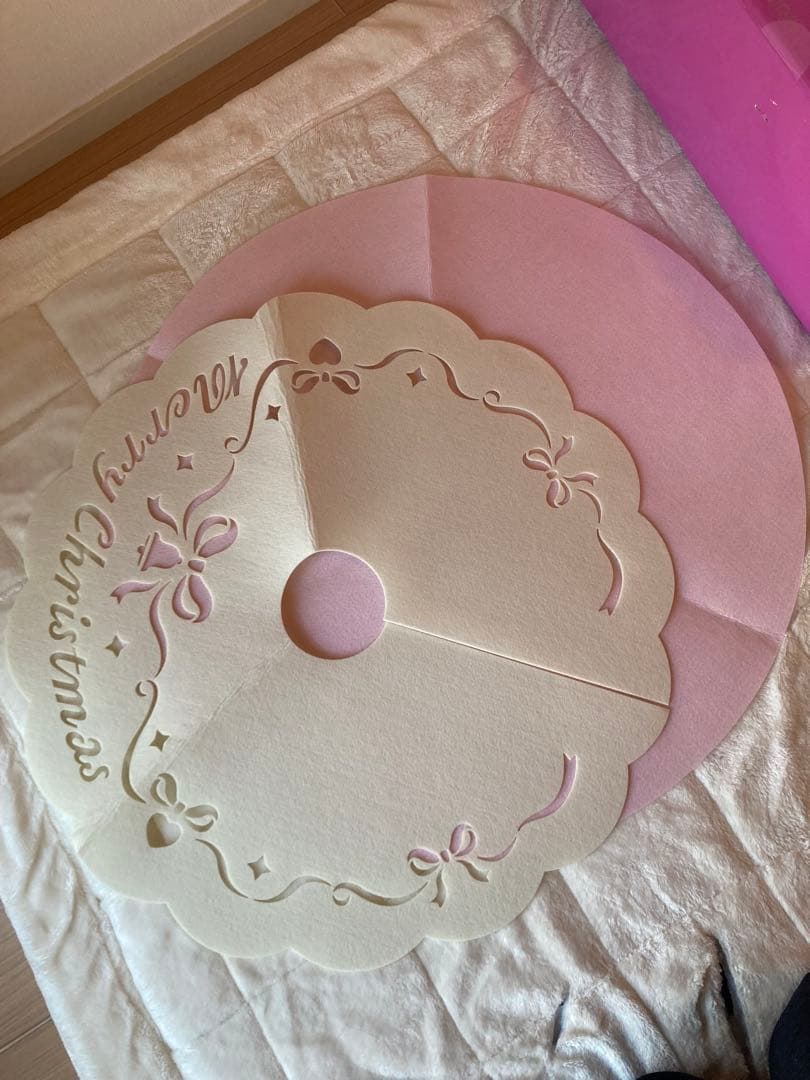 クリスマスツリーセット パープル　150センチ